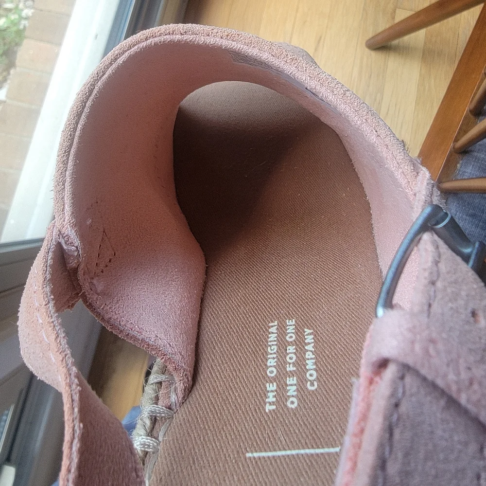 TOMS Women's Pink Wedge Sandals Size 9 - Picture 6 of 8